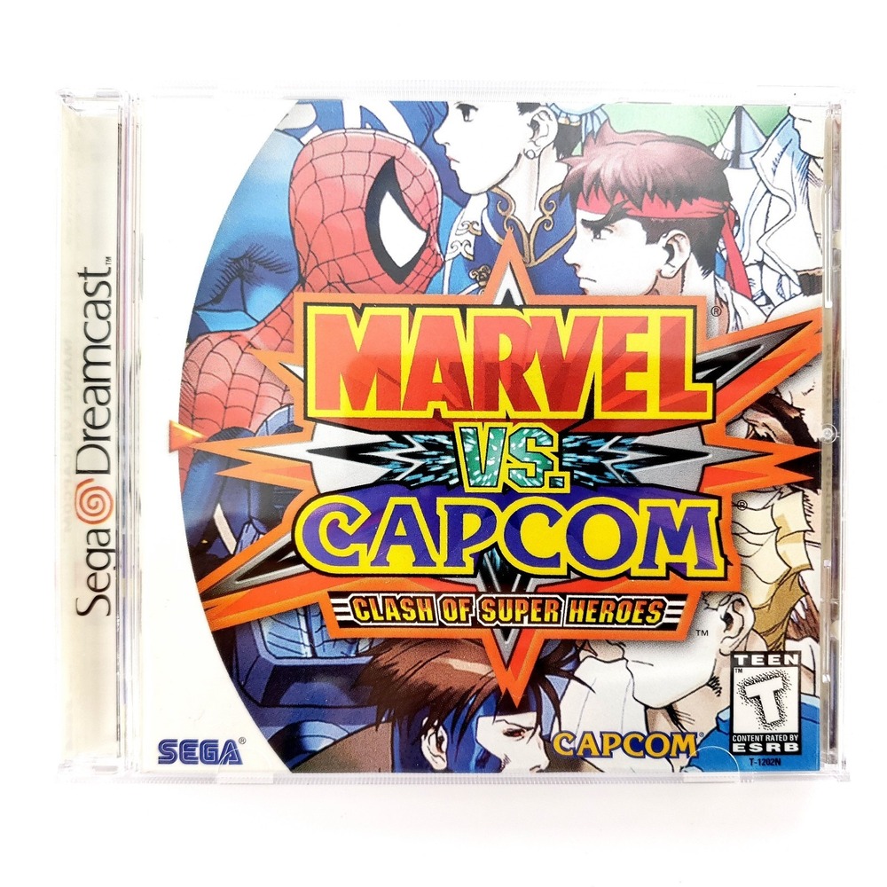 Marvel vs. Capcom: Clash of Super Heroes (Sega Dreamcast, 1999) Complete Tested